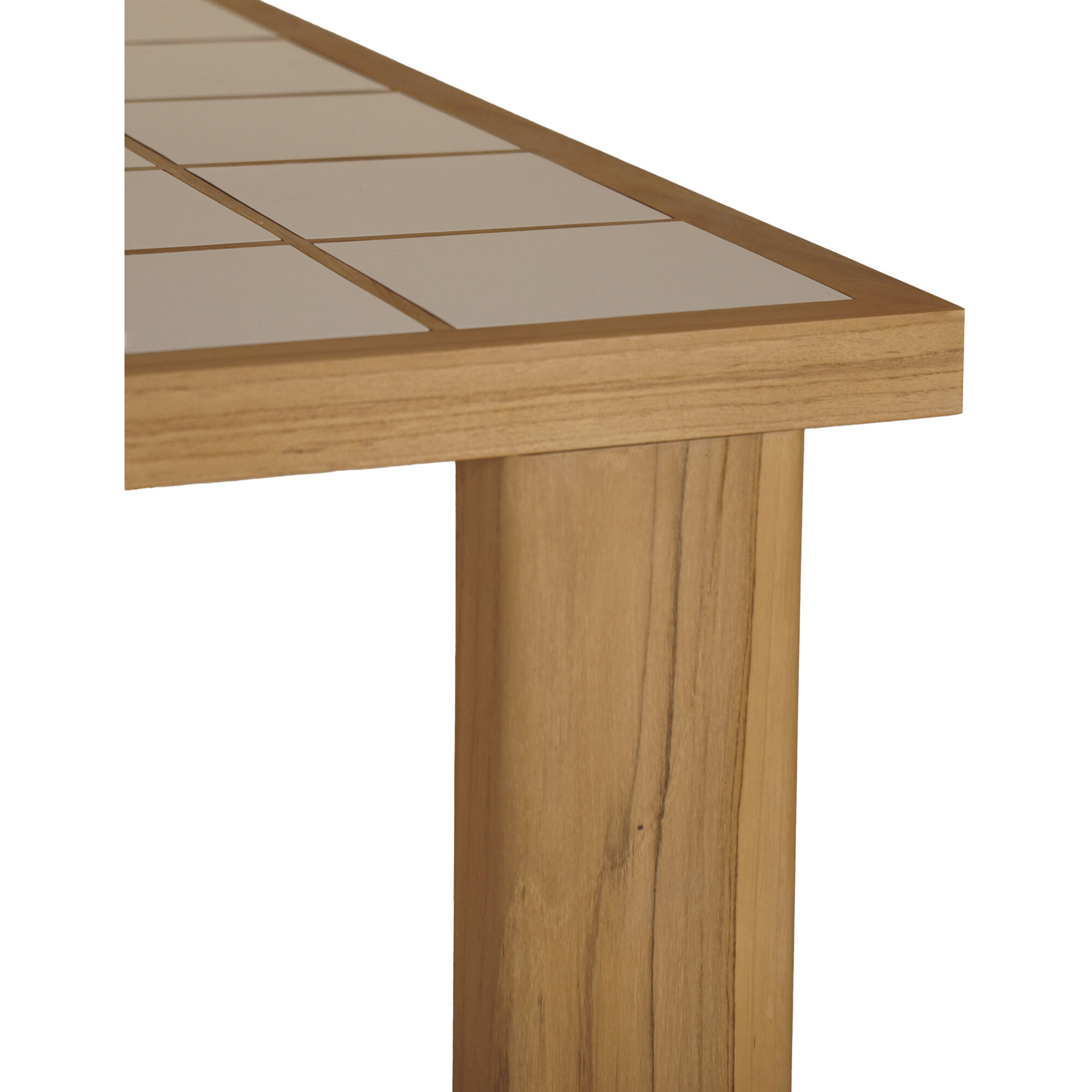 Marina 81.81 X 42.05 inch Natural Outdoor Dining Table